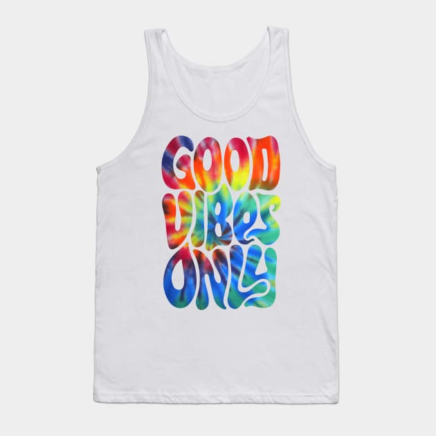 Good Vibes Only | Rainbow Tank Top by visionarysea